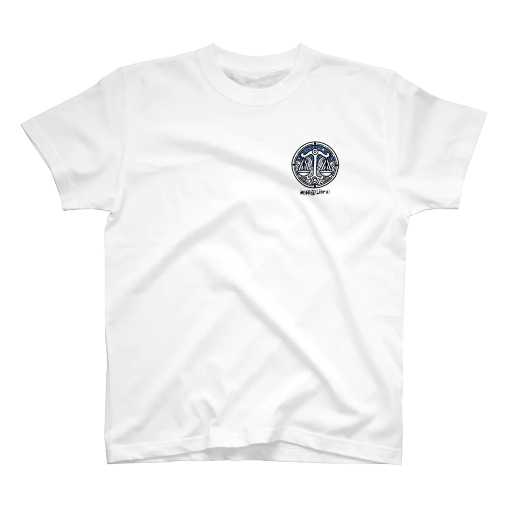 keystoneの天秤座(Libra) ワンポイントTシャツ