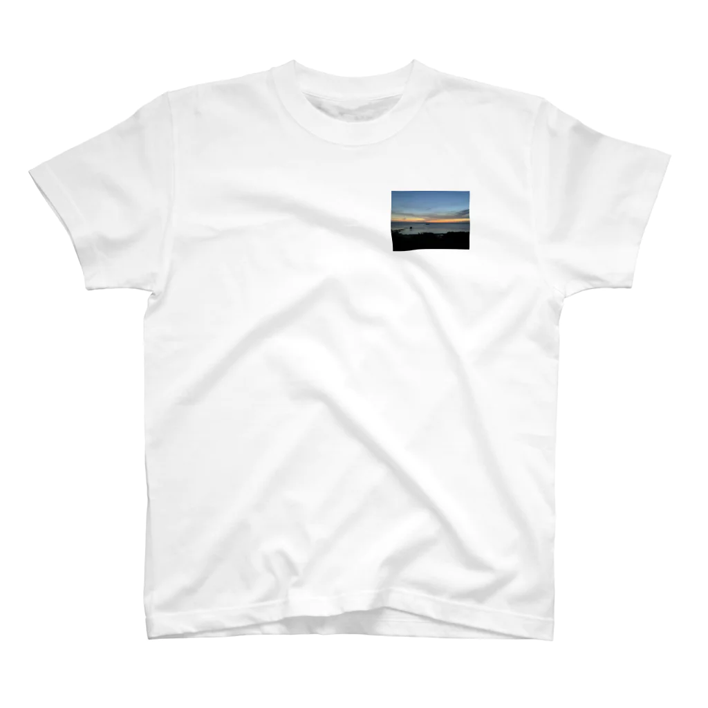 Y life partnerの沖縄の夕暮れ One Point T-Shirt