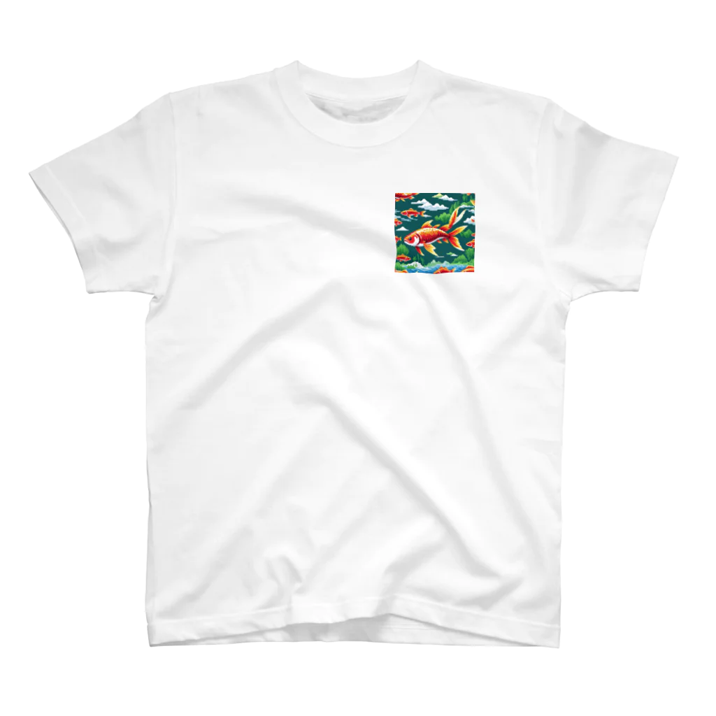 yukki1975のピクセルアートの5月 One Point T-Shirt