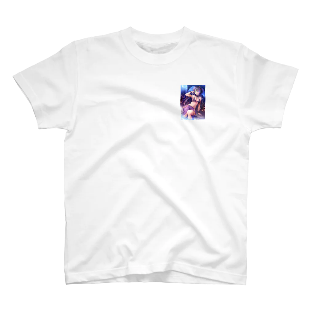レシュラのかわいい屋さんの【ワンポイントTシャツ】水着（7/25まで） ワンポイントTシャツ