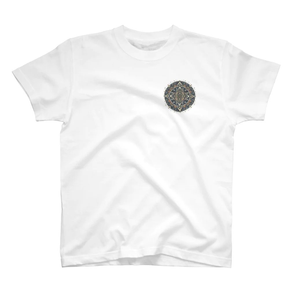 momonekokoの万華鏡の世界 One Point T-Shirt