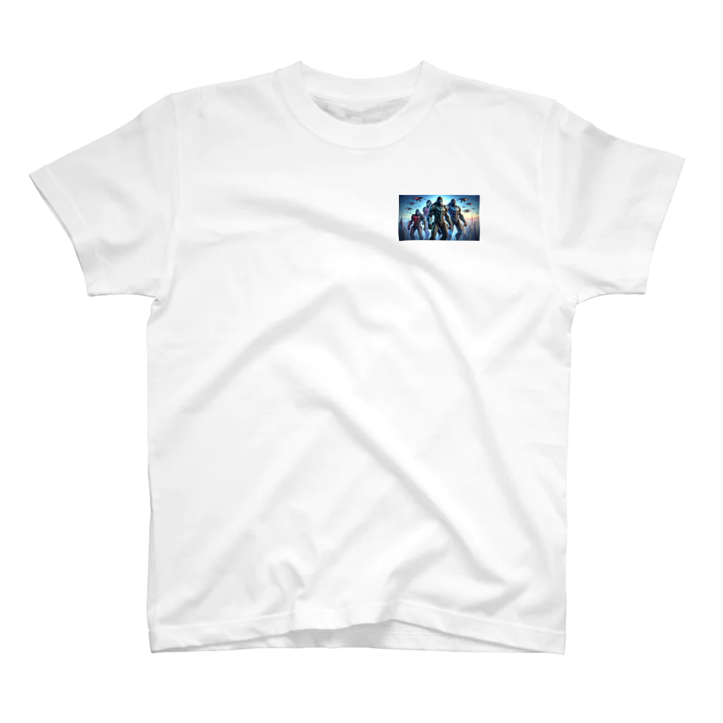 Animal_hero-457_AsukaYamamotoの立派なゴリラ One Point T-Shirt