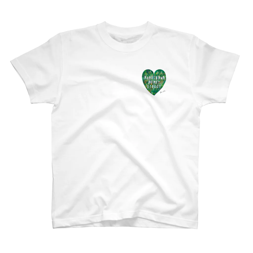 nissyheartのASAHIKAWA HEART STREET ワンポイントTシャツ