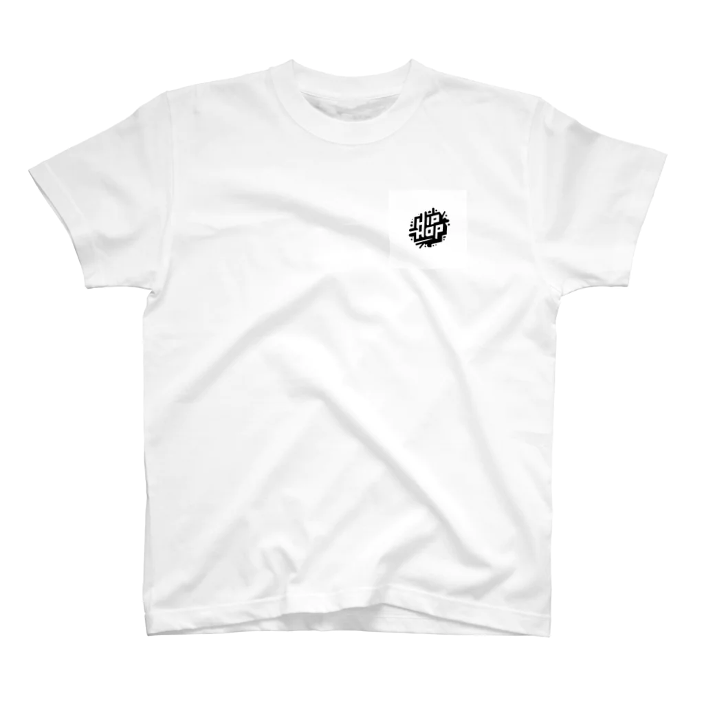 ラップ系イラストのhiphop One Point T-Shirt