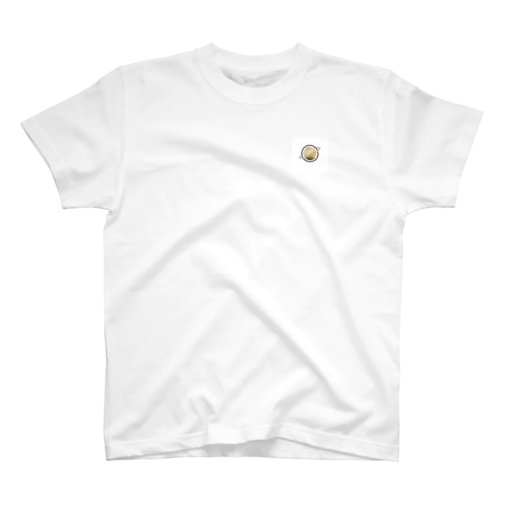 saoc11039の土星 ワンポイントTシャツ