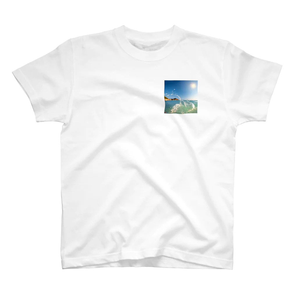 zakki-Rの暑い日本の夏 ワンポイントTシャツ