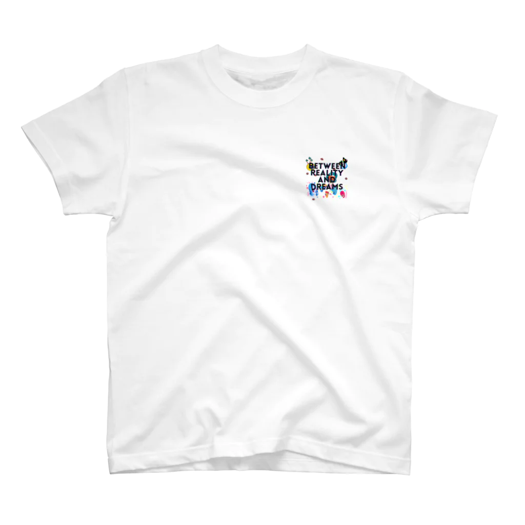 CHIBE86の現実と夢の狭間　サイケ ワンポイントTシャツ