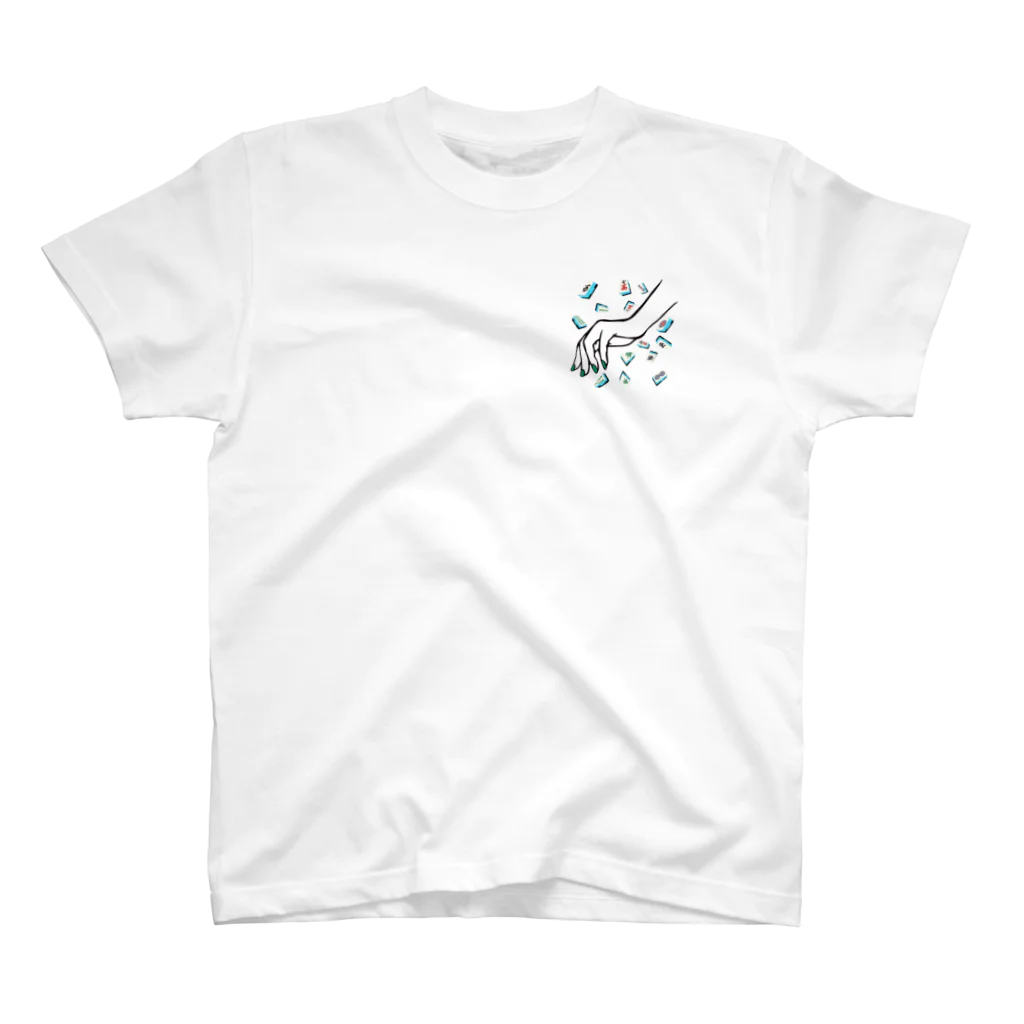 UNchan(あんちゃん)    ★unlimited★のhemp sparrow　厄無し ワンポイントTシャツ