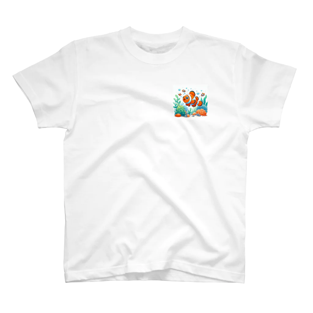 uminoikimonのクマノミちゃん One Point T-Shirt