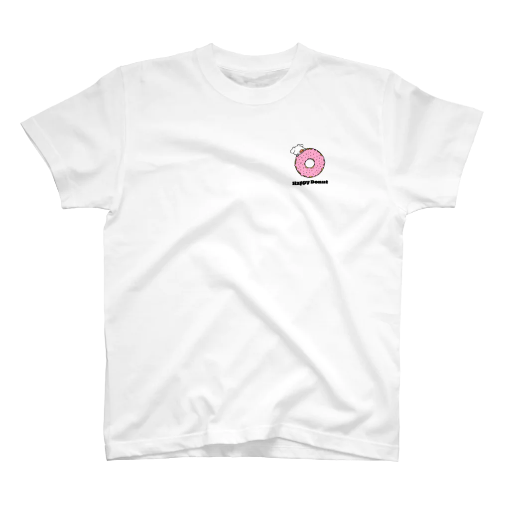 おいでよポトフスキー村のhappy donut ワンポイントTシャツ