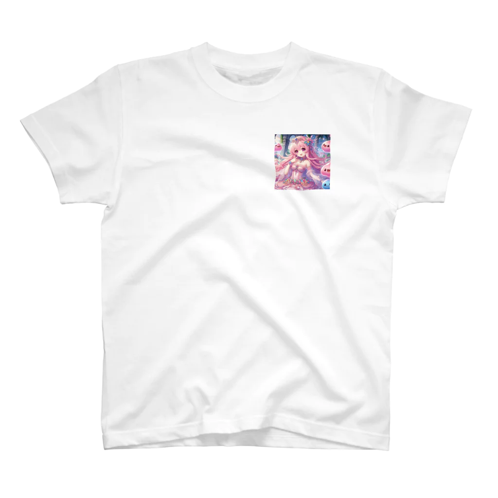 surasuramusumeのスライム娘「ジェム」 ワンポイントTシャツ