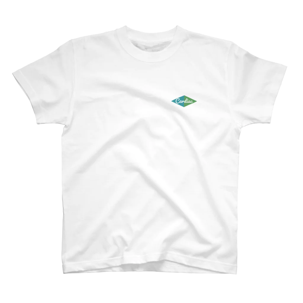 心臓病の人が作るグッズ！のsimple logo ワンポイントTシャツ