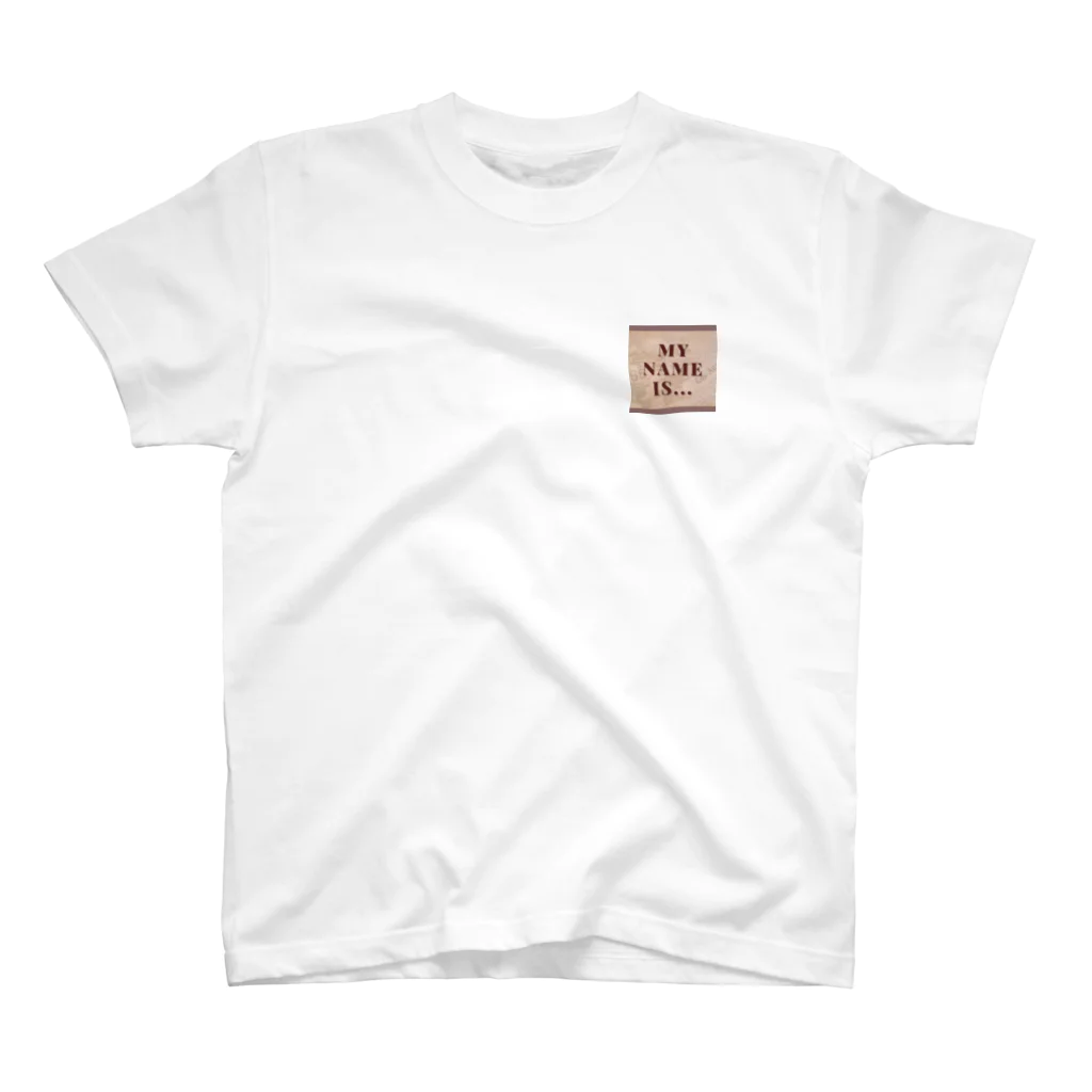 RIKUPANDAのMY NAME IS. . . One Point T-Shirt