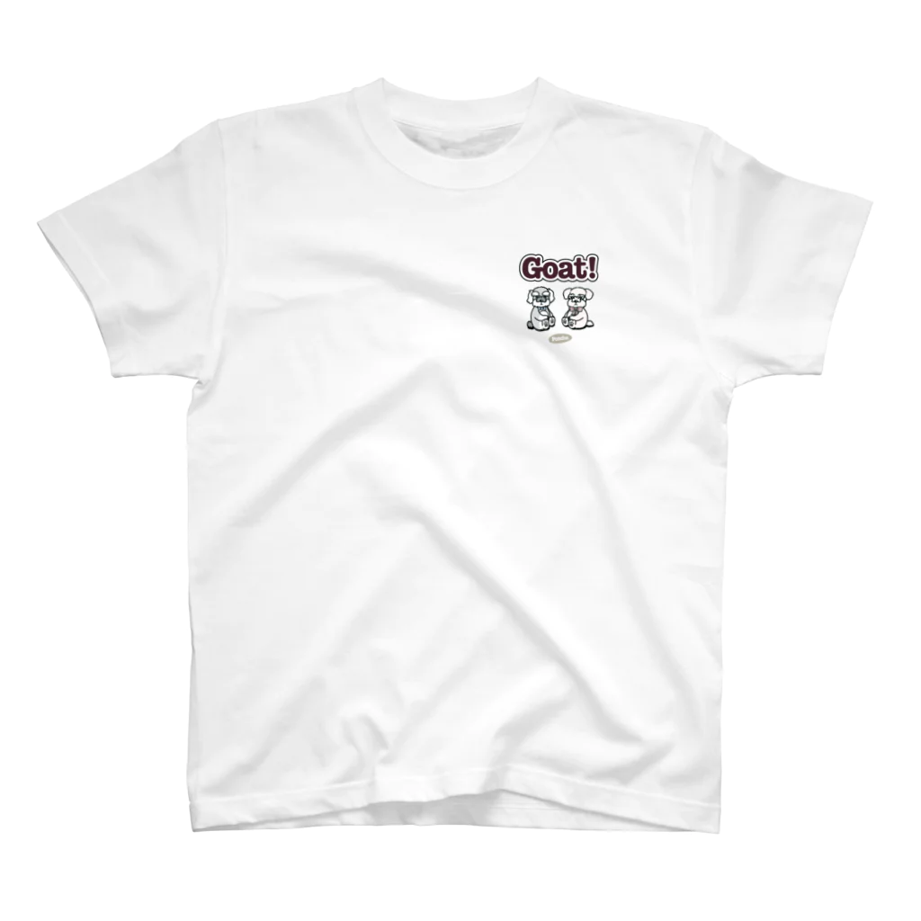 ぽんちぇのお店のルルララGoat! One Point T-Shirt