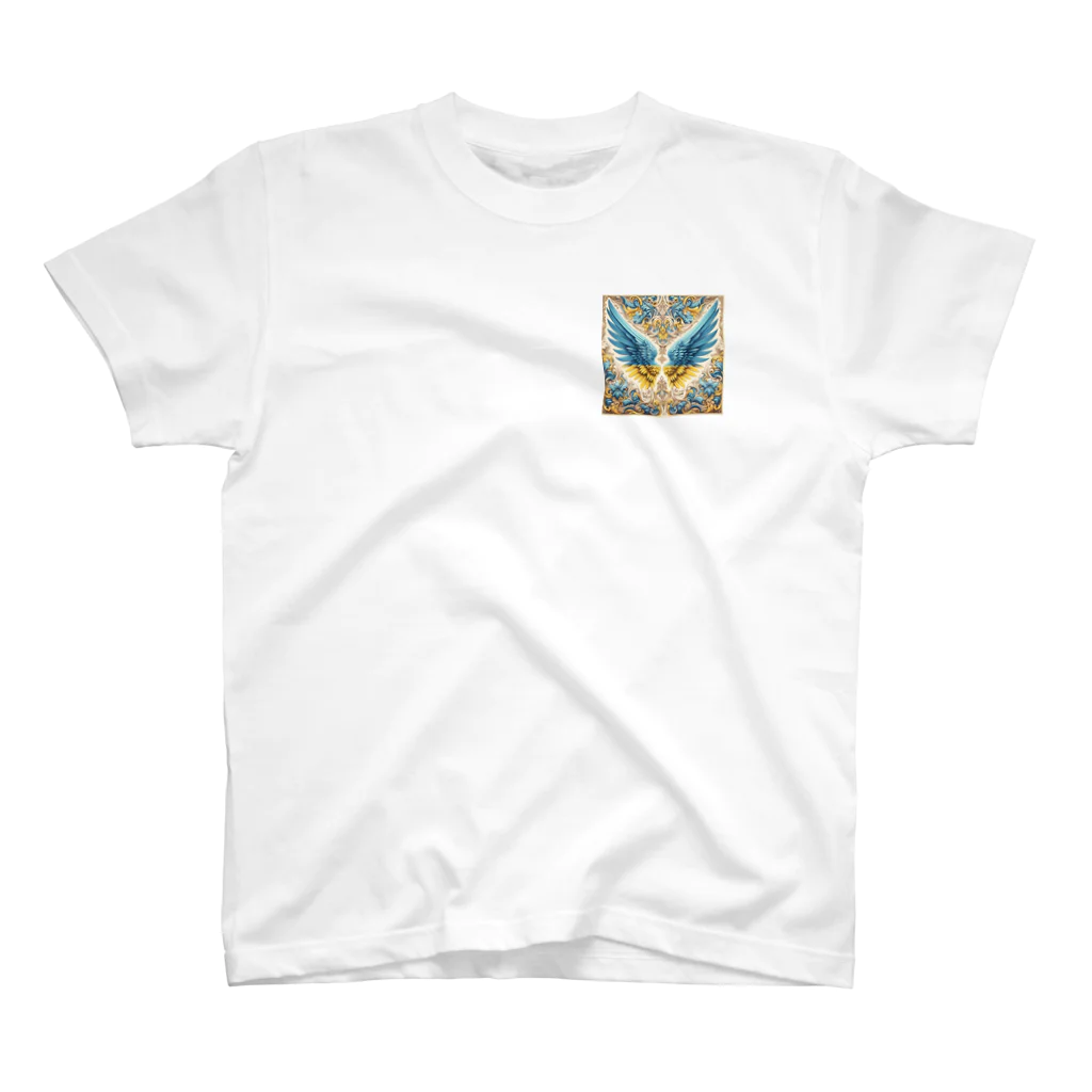 BabylonChannel 🎨 ✝️ ❤️‍🔥の翼　ウクライナRenaissance 16世紀 ワンポイントTシャツ