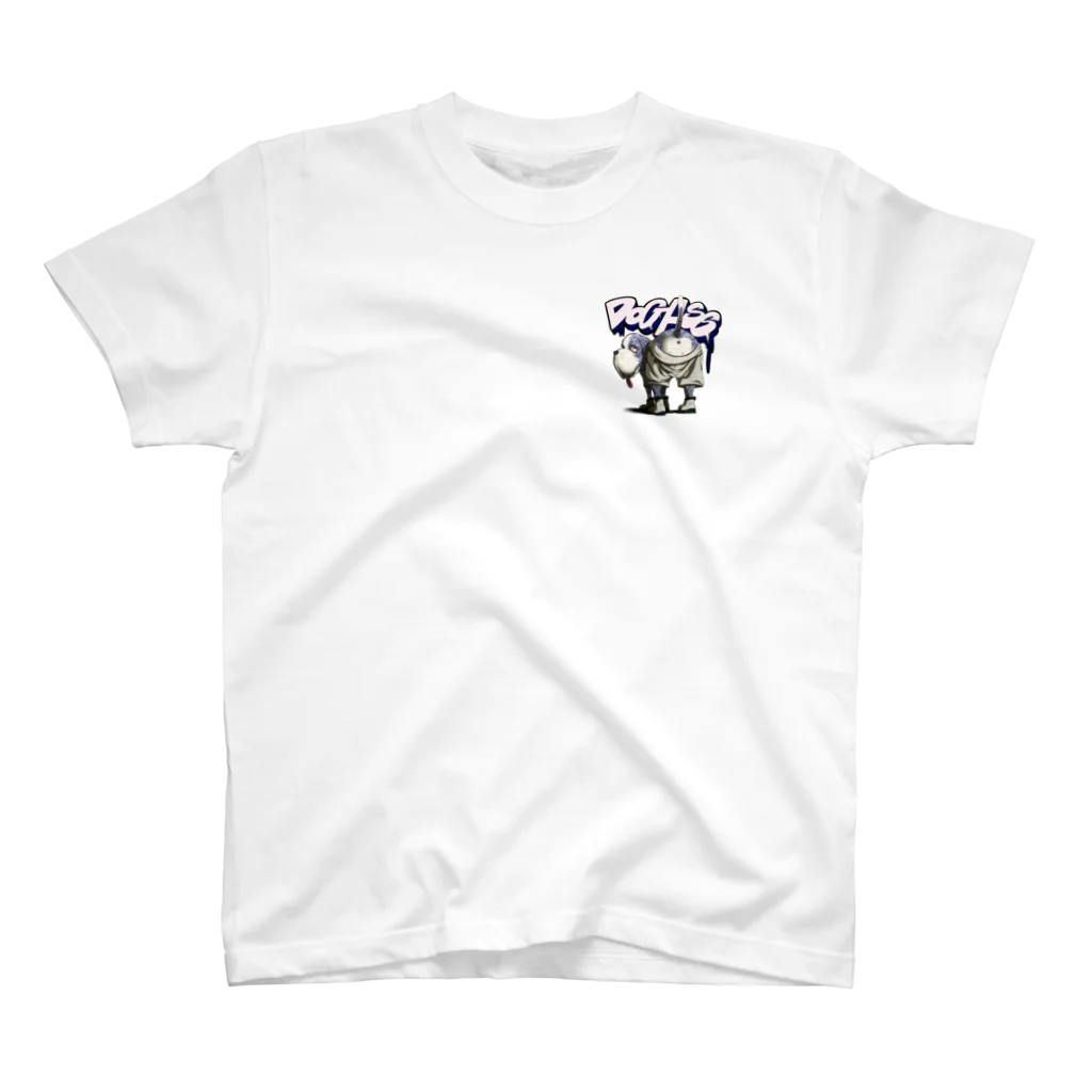 Dog-Ass ドッグアスのDogAss  ヒョウ柄シリーズ One Point T-Shirt