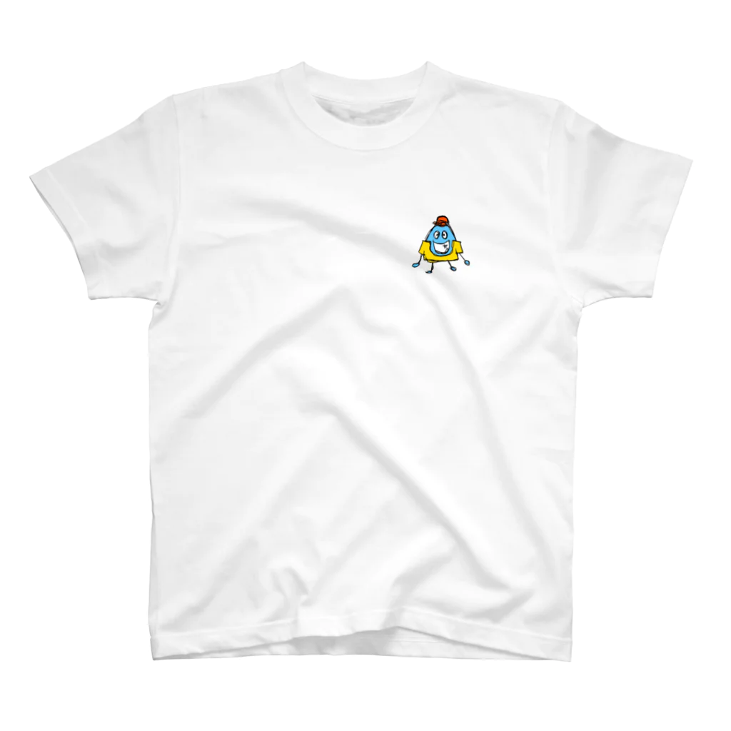 The Blobsの【ラフ画】TheBlobs -レッドキャップ- ワンポイントTシャツ