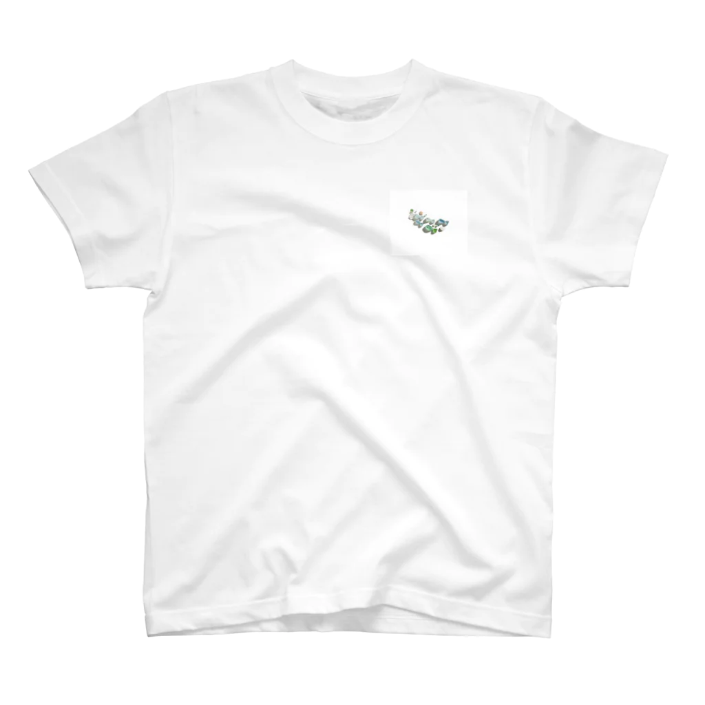 mirimamuのシーグラスなさかな One Point T-Shirt