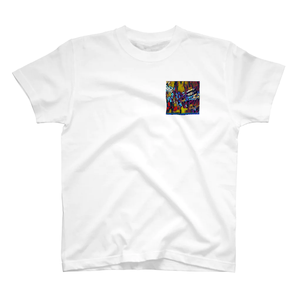 Try Anythingのbeautiful tiles コレクション ワンポイントTシャツ