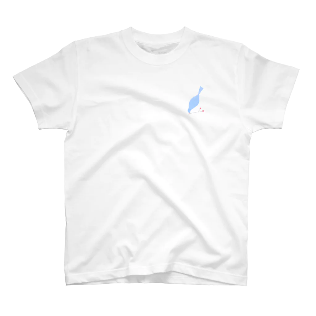 _mitoのblue bird ワンポイントTシャツ