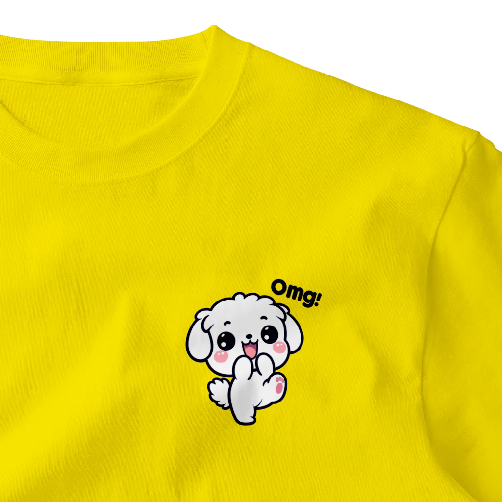 OMG DOG 【オーマイガ ドッグ】のOMG-DOG マルチーズのまるる One Point T-Shirt