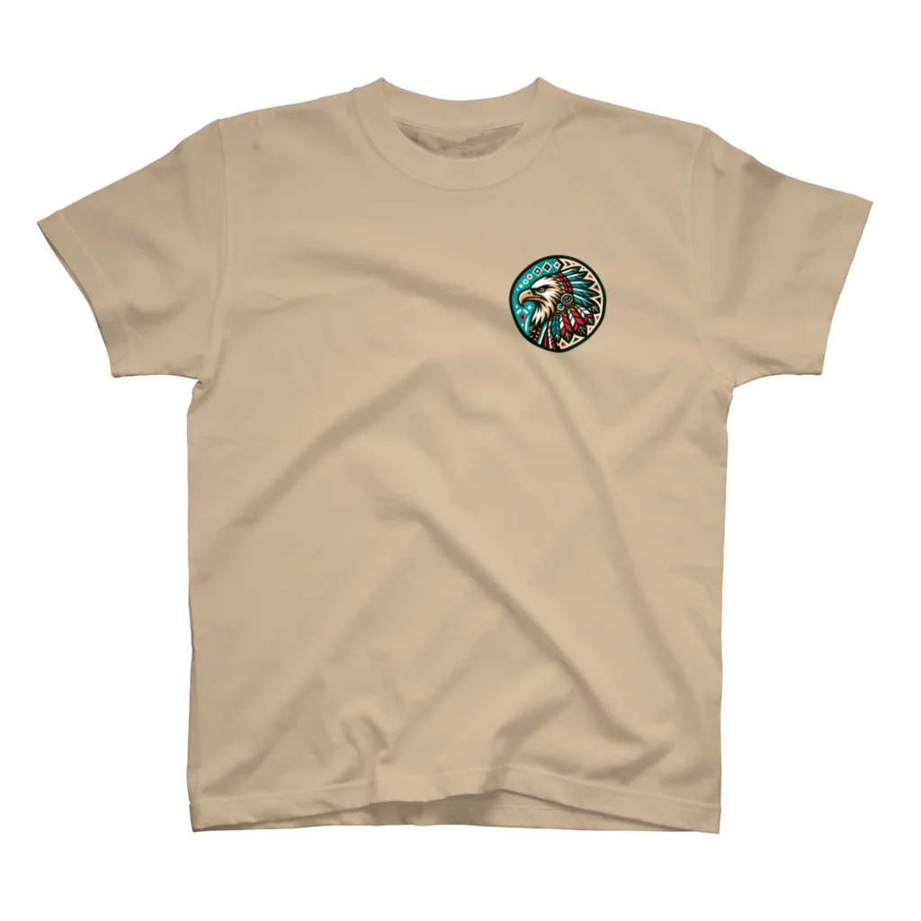 lblのNative American eagle One Point T-Shirt