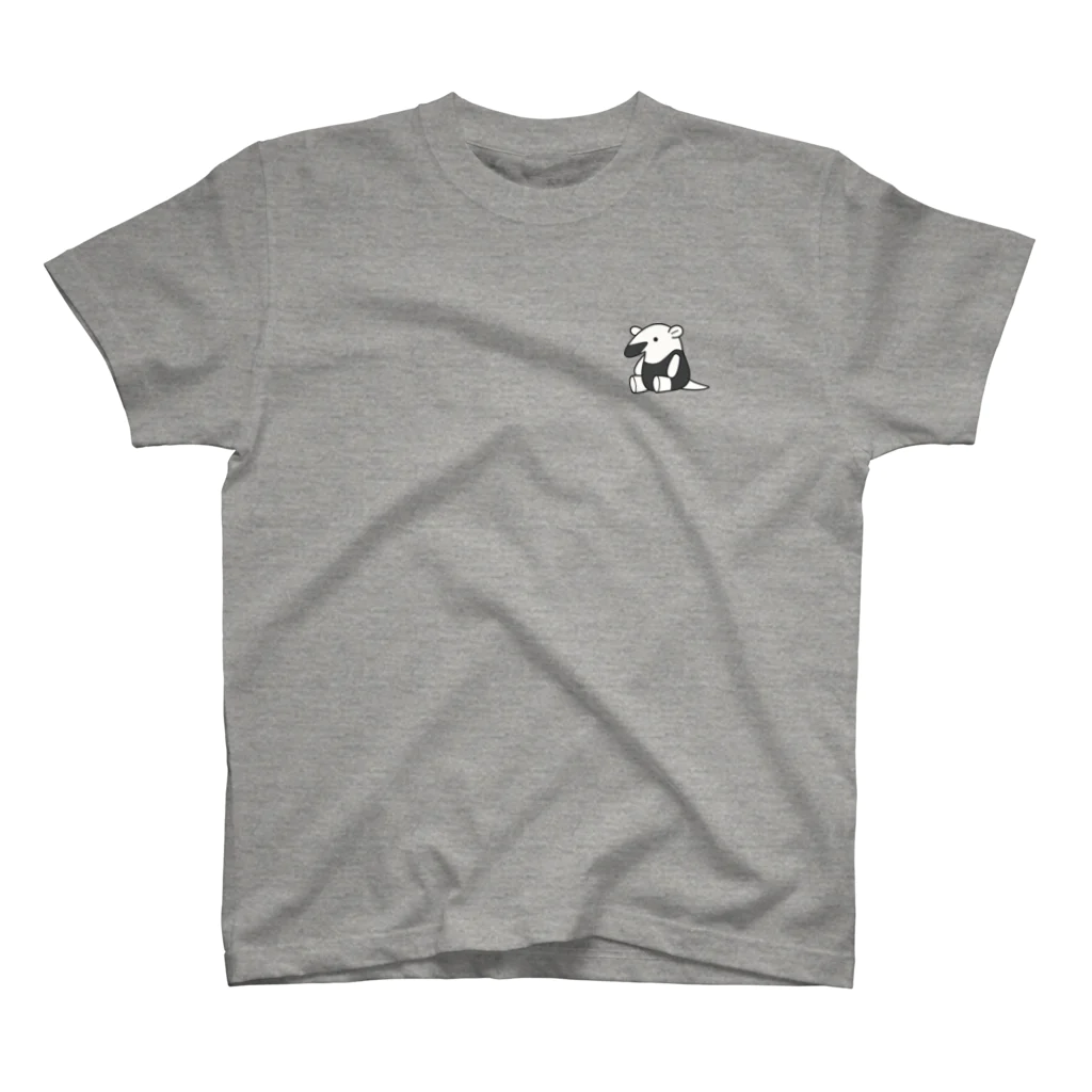 ミナミコアリクイの巣のミナミコアリクイぬいぐるみ ワンポイントTシャツ