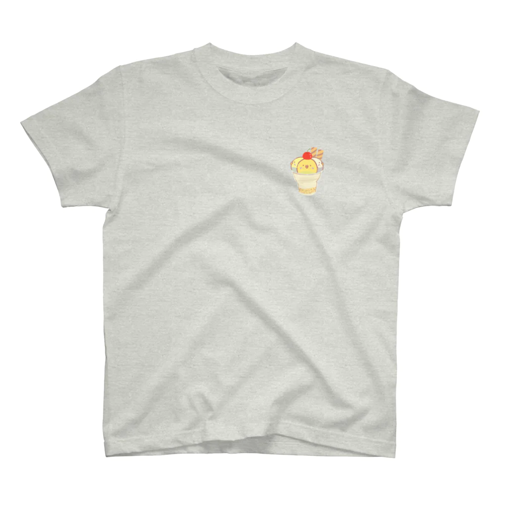 ぽっぽこ本舗のインコサンデー One Point T-Shirt