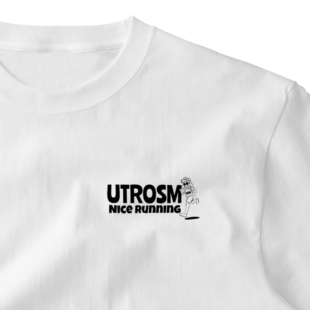 ウルトラランナーオサムのUTROSM応援グッズ📣 One Point T-Shirt