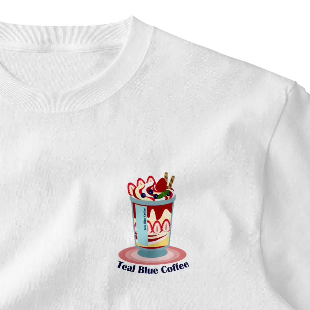 Teal Blue CoffeeのSpecial strawberry One Point T-Shirt