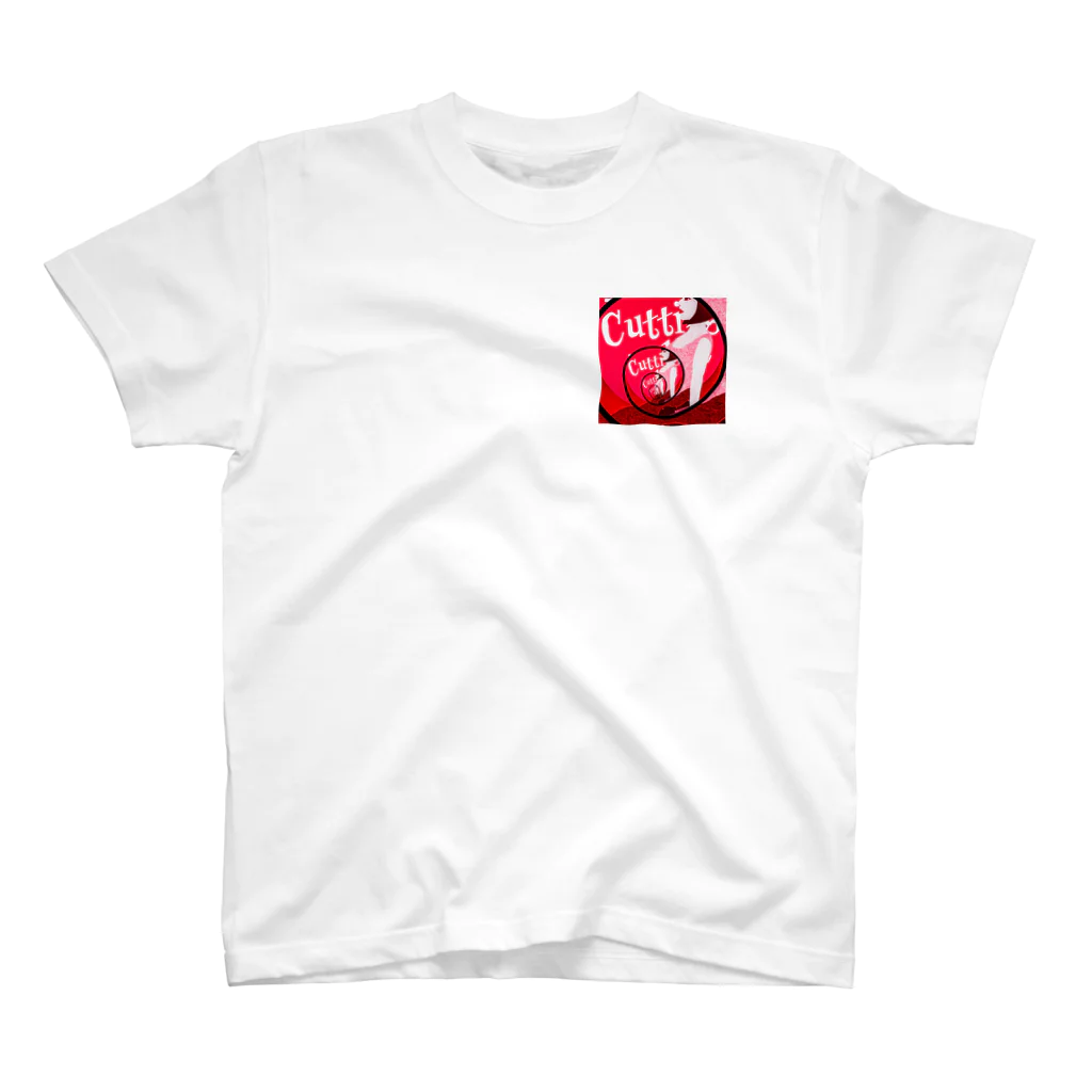 Logic RockStar のCUTTING EDGE RED One Point T-Shirt