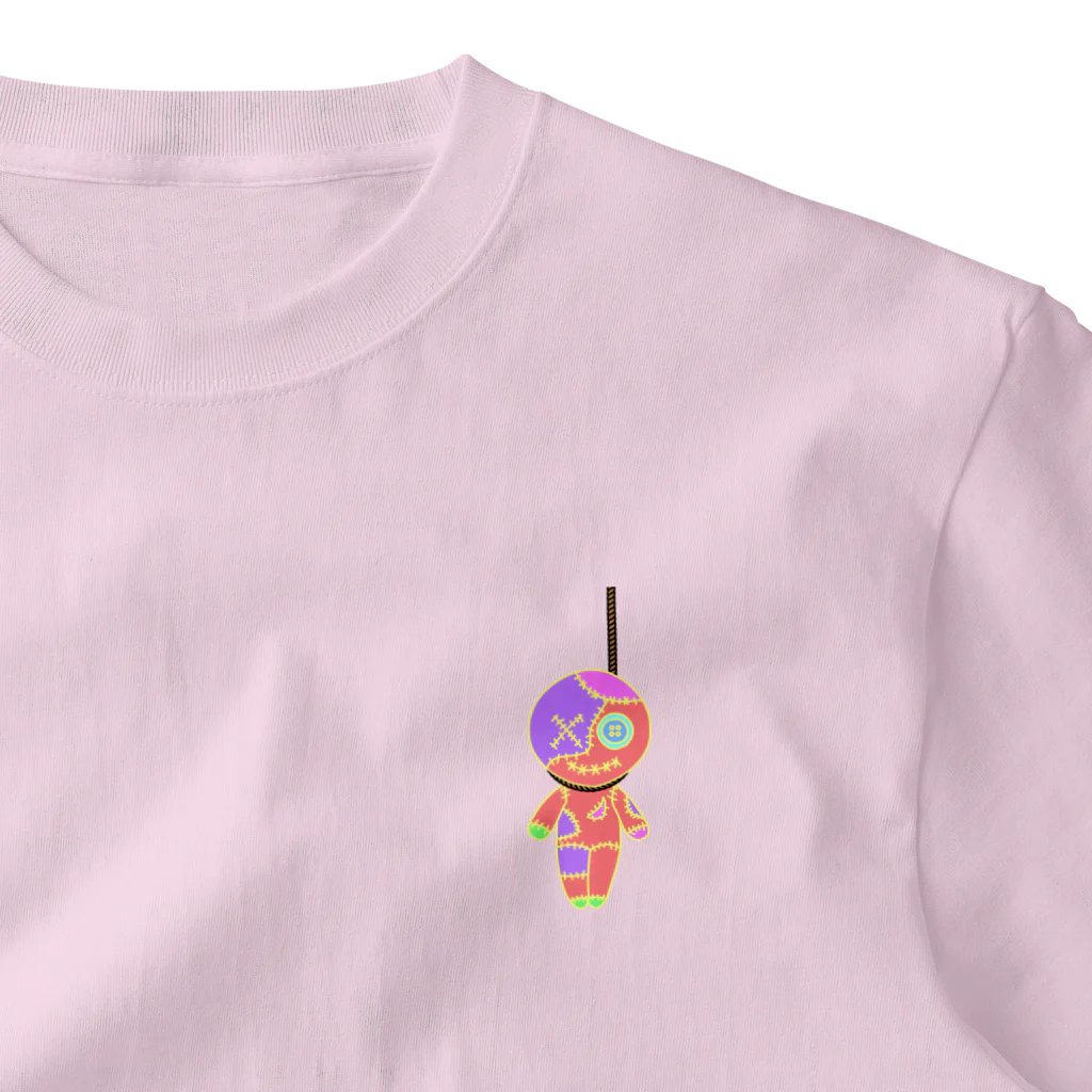 Ａ’ｚｗｏｒｋＳのHANGING VOODOO DOLL PASTEL One Point T-Shirt