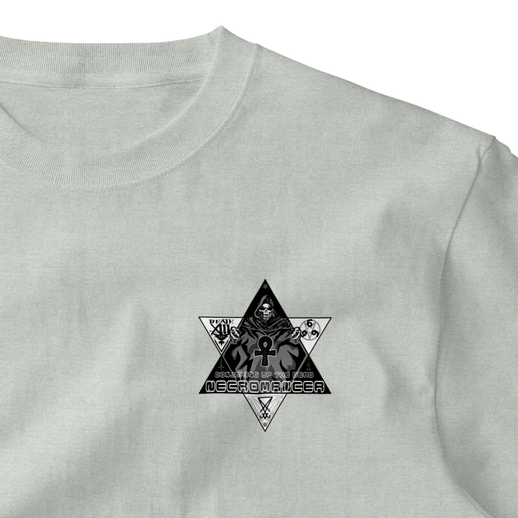 Ａ’ｚｗｏｒｋＳの六芒星ネクロマンサー ブラックアンク One Point T-Shirt