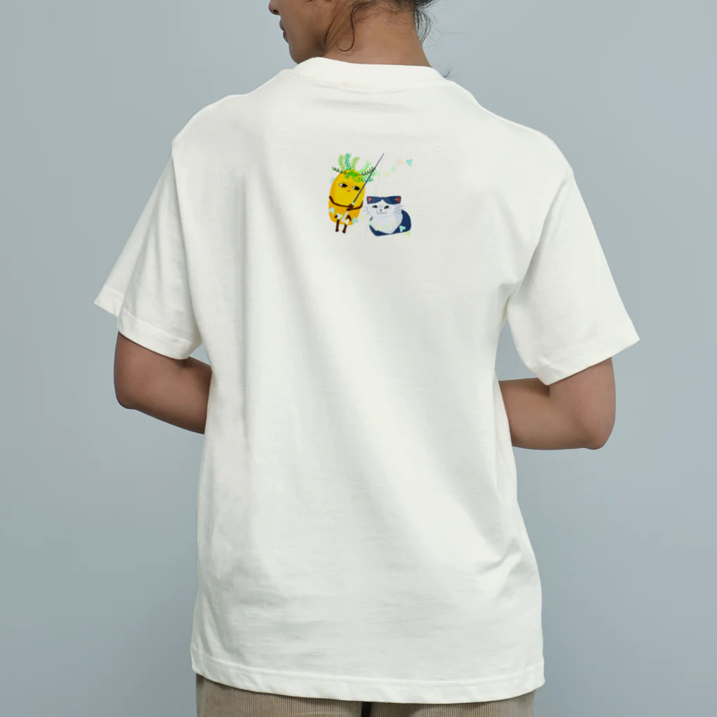 にんじんちびこのテトラポッド Organic Cotton T-Shirt