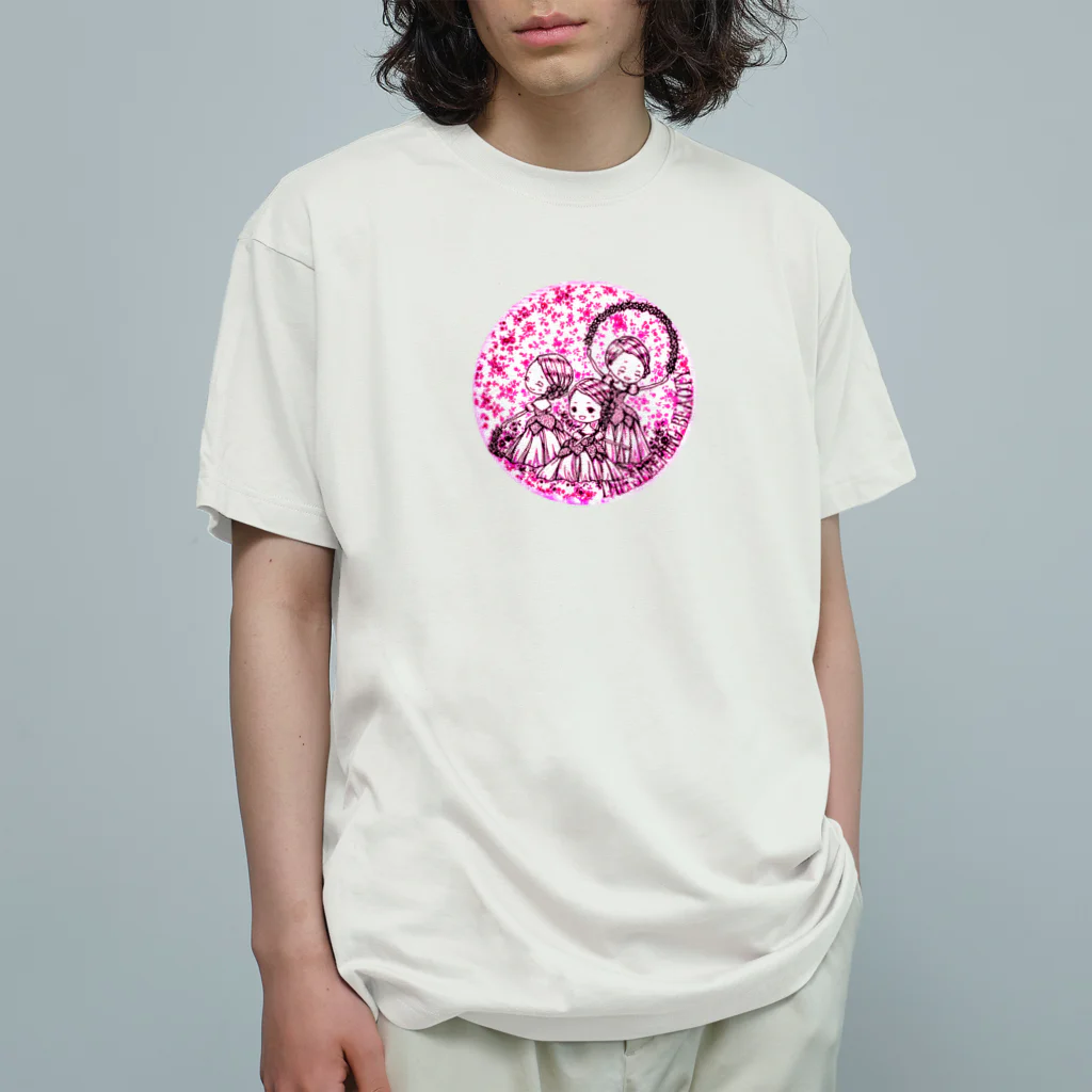 takaraのイラストグッズ店の花のワルツ「眠れる森の美女」より オーガニックコットンTシャツ