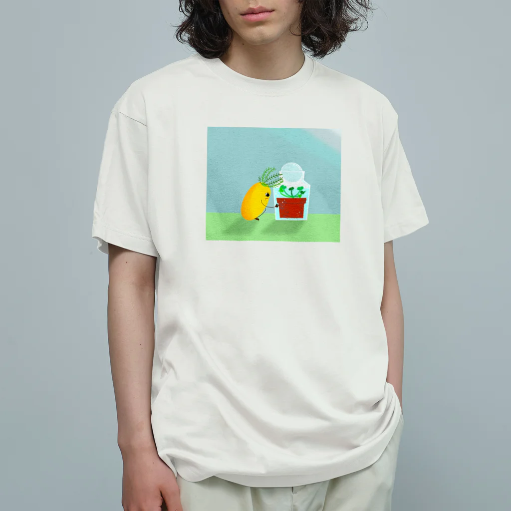 にんじんちびこのちびこの宝物 オーガニックコットンTシャツ