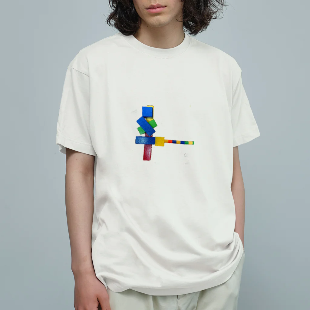 YAYAYAのかんかんふみきり Organic Cotton T-Shirt