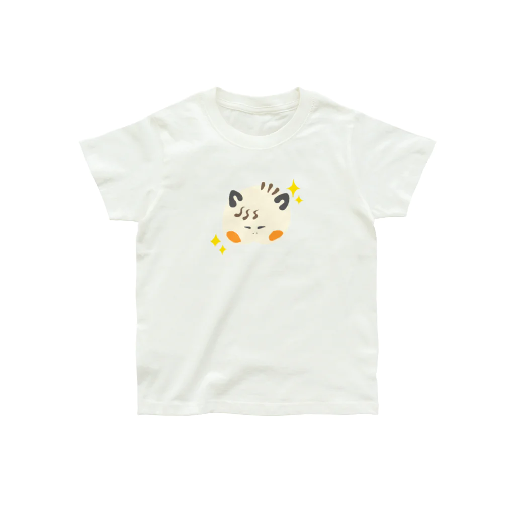 Kiiroitori_goods projectのbaby to cat_01 オーガニックコットンTシャツ