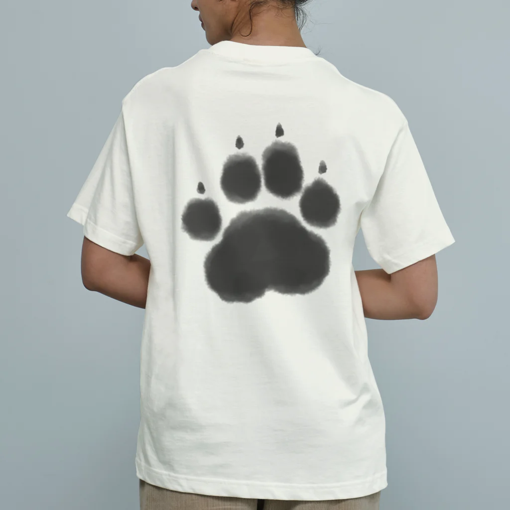 作sa/画ga/人toのcat paw Organic Cotton T-Shirt