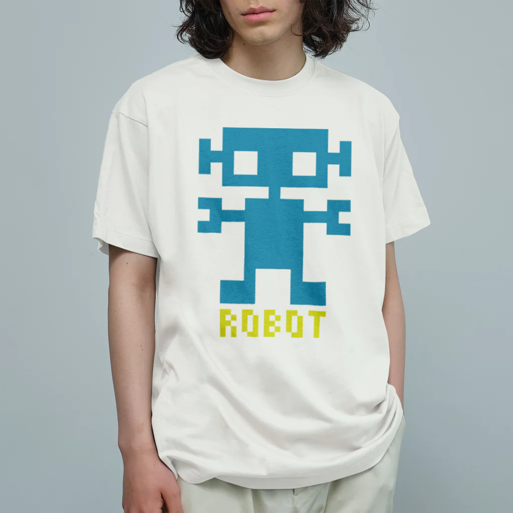 ドットデザインのパジャドットのロボＴ BIG!! Organic Cotton T-Shirt