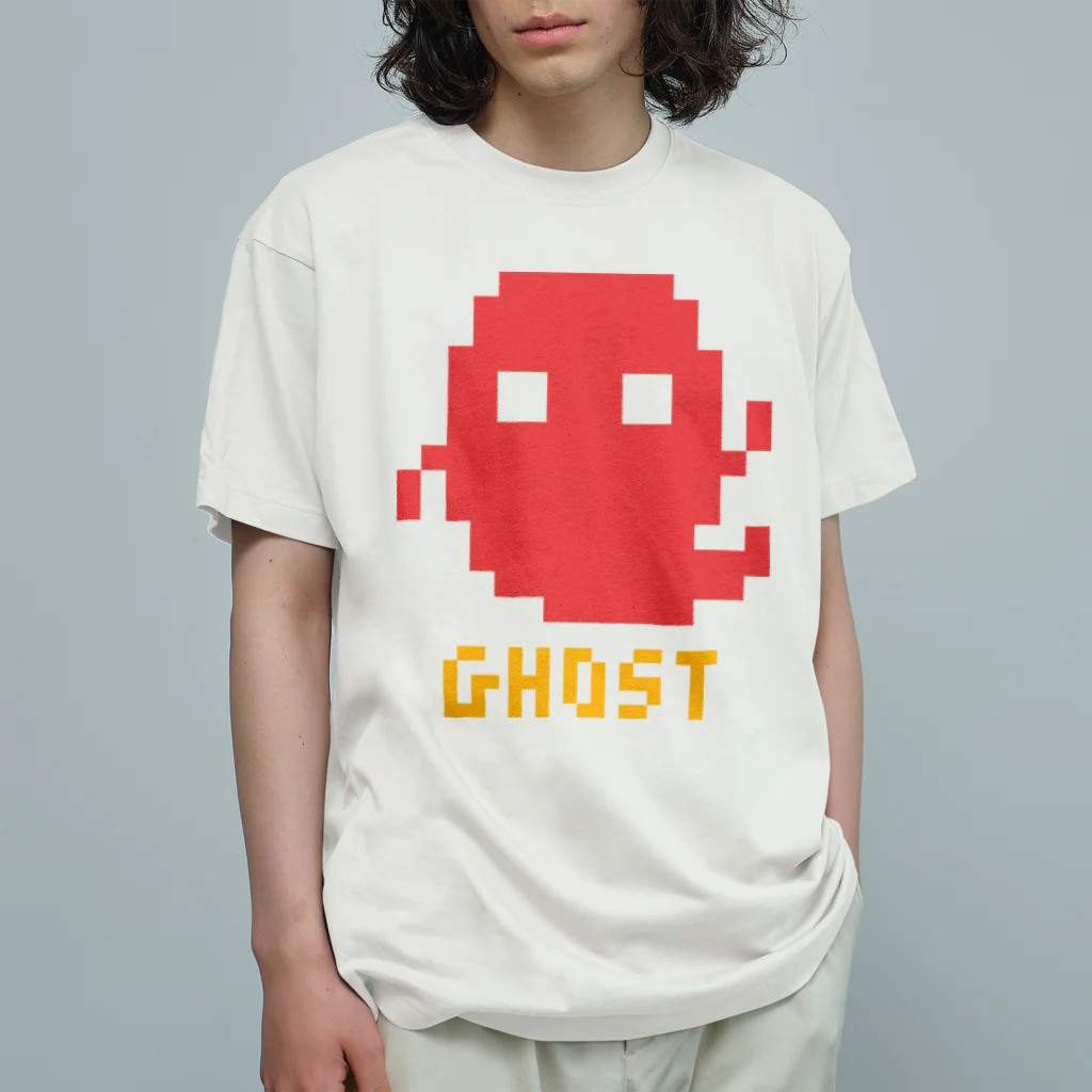 ドットデザインのパジャドットのゴースT BIG!! オーガニックコットンTシャツ