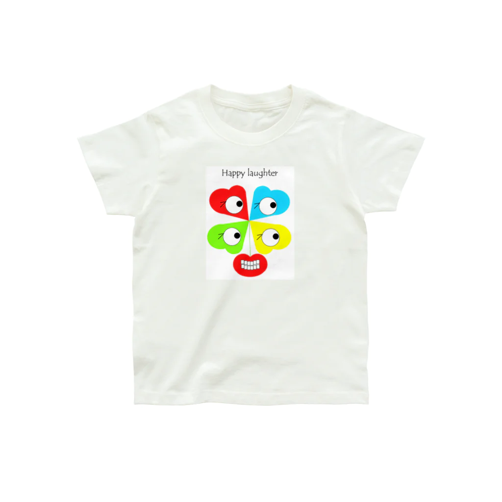 ekubo_designのHappy laughter オーガニックコットンTシャツ