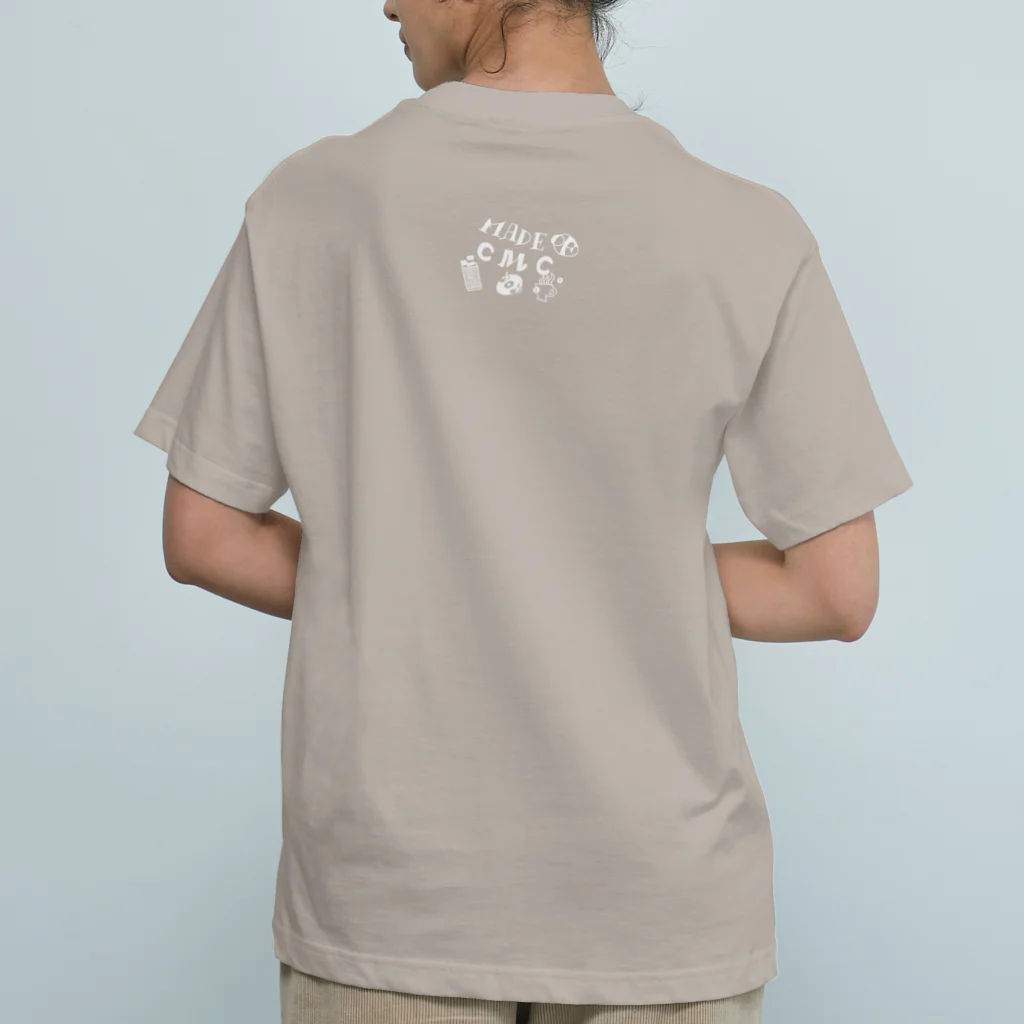 hilo tomula トムラ ヒロのMade Of CMC White オーガニックコットンTシャツ
