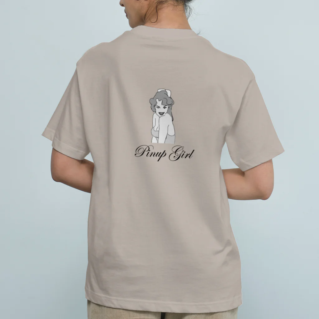 BONBONのPinup girl オーガニックコットンTシャツ