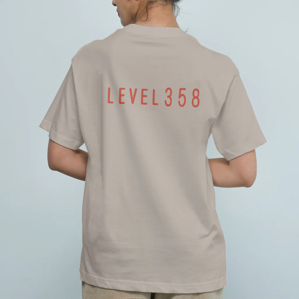 ainarukokoroのLEVEL３５８　３５８ オーガニックコットンTシャツ