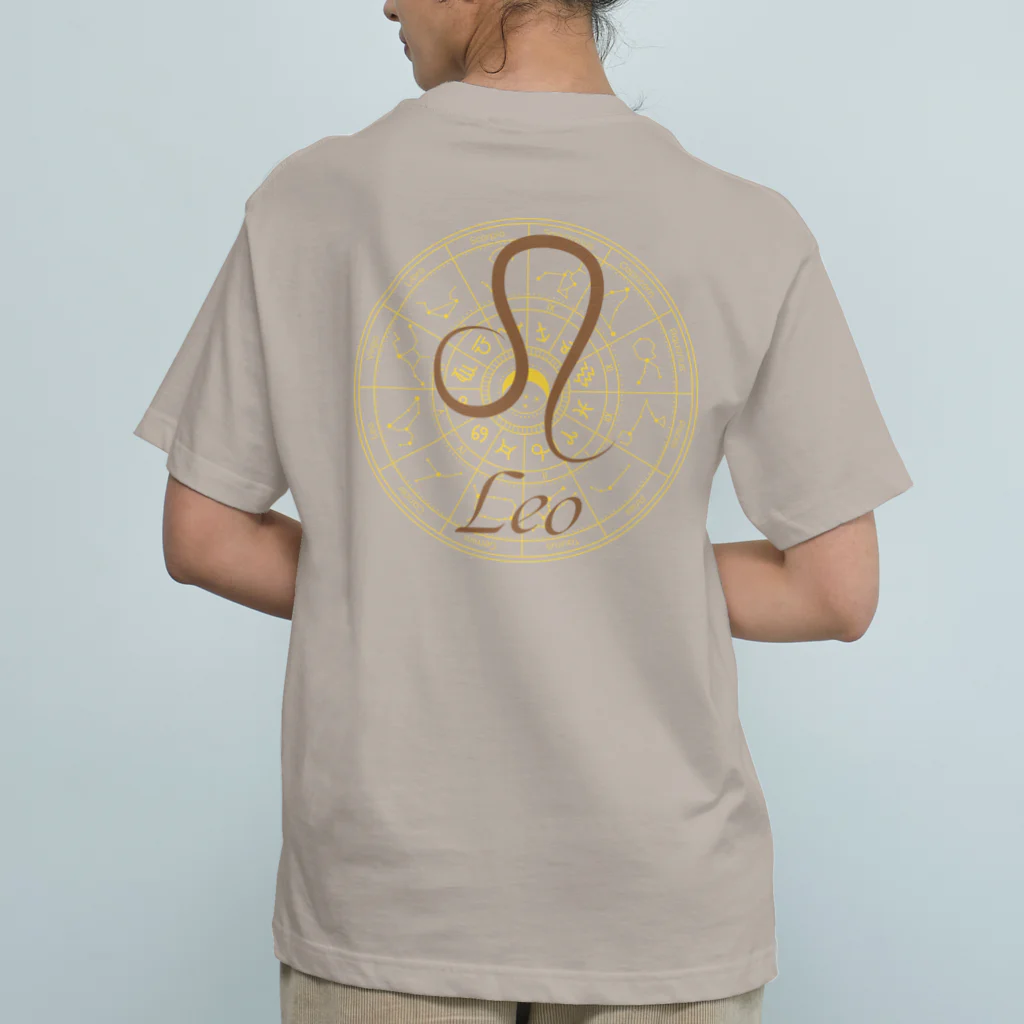 tsukino-utenaの星めぐり《Leo・獅子座》 オーガニックコットンTシャツ