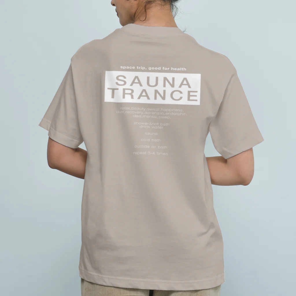  HUMAN ERRORのSAUNA TRANCE #4 オーガニックコットンTシャツ