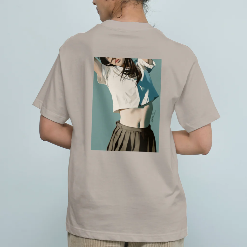 コサカのアトリエの女子高生と夏 Organic Cotton T-Shirt