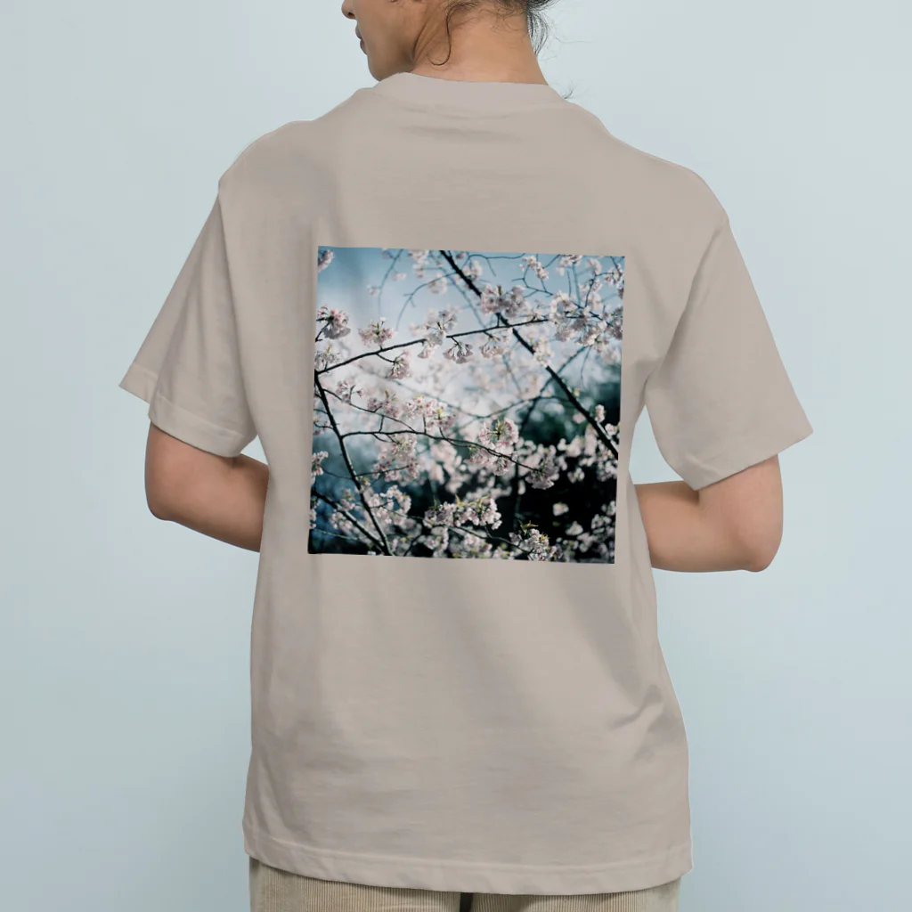 旅photographyのSAKURA オーガニックコットンTシャツ