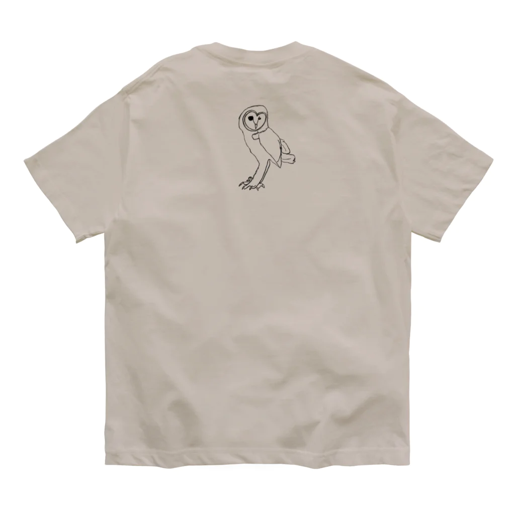 tori_TORI_turiのメンフクロウ Organic Cotton T-Shirt